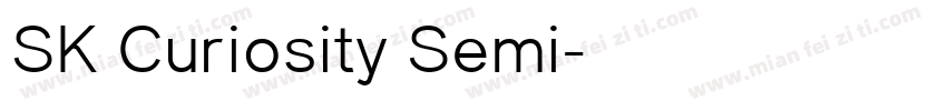 SK Curiosity Semi字体转换